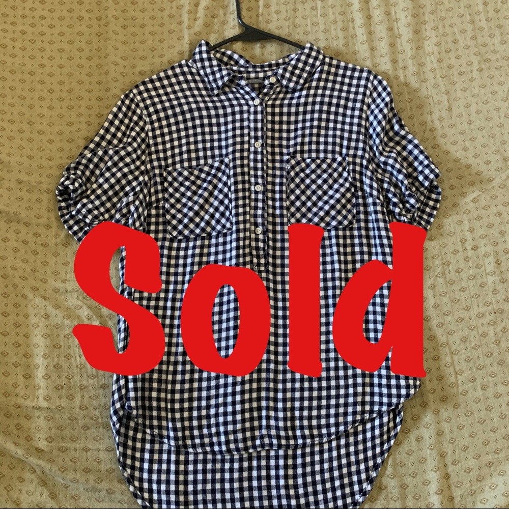 Checkers print shirt